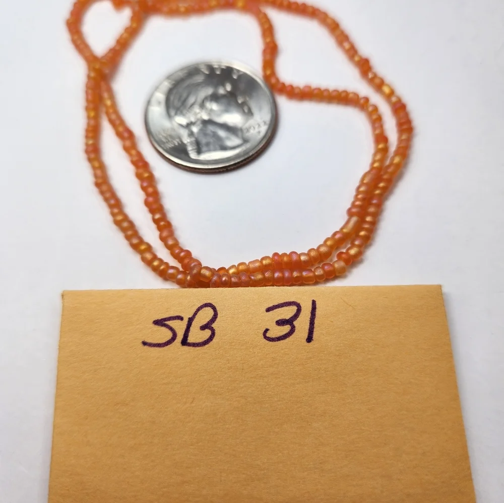 5/$10 Seed Bead 1 Single Strand Seed Beads Jewelry Making Supplies Crafts
